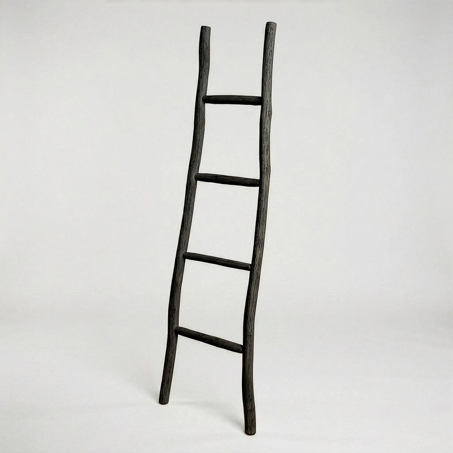 Wood Ladder - 1.5m - Black