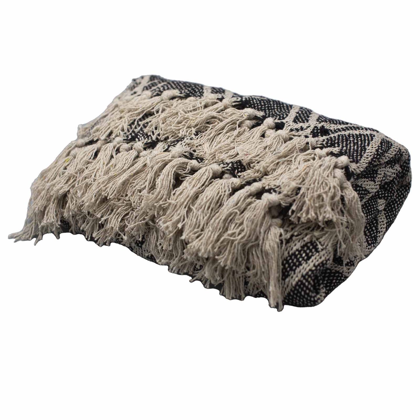 Boho Blanket - Black & Biege Regency