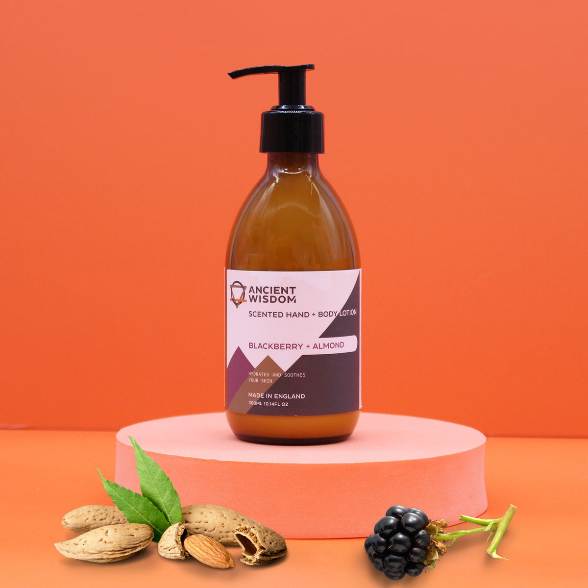 Blackberry & Almond Lotion 300ml - White Label