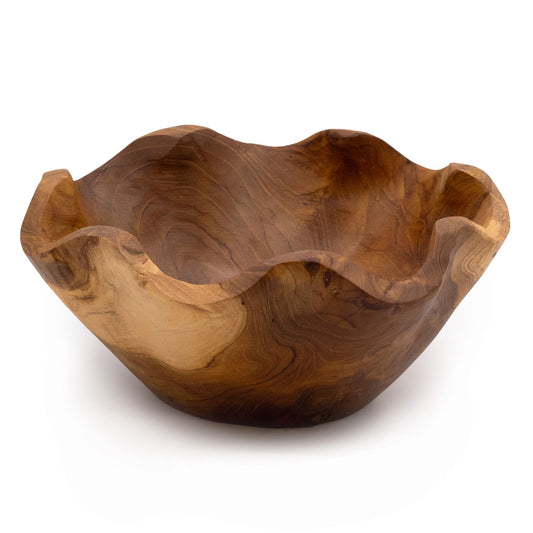 Teakwood Fruit Bowl - 21x9cm