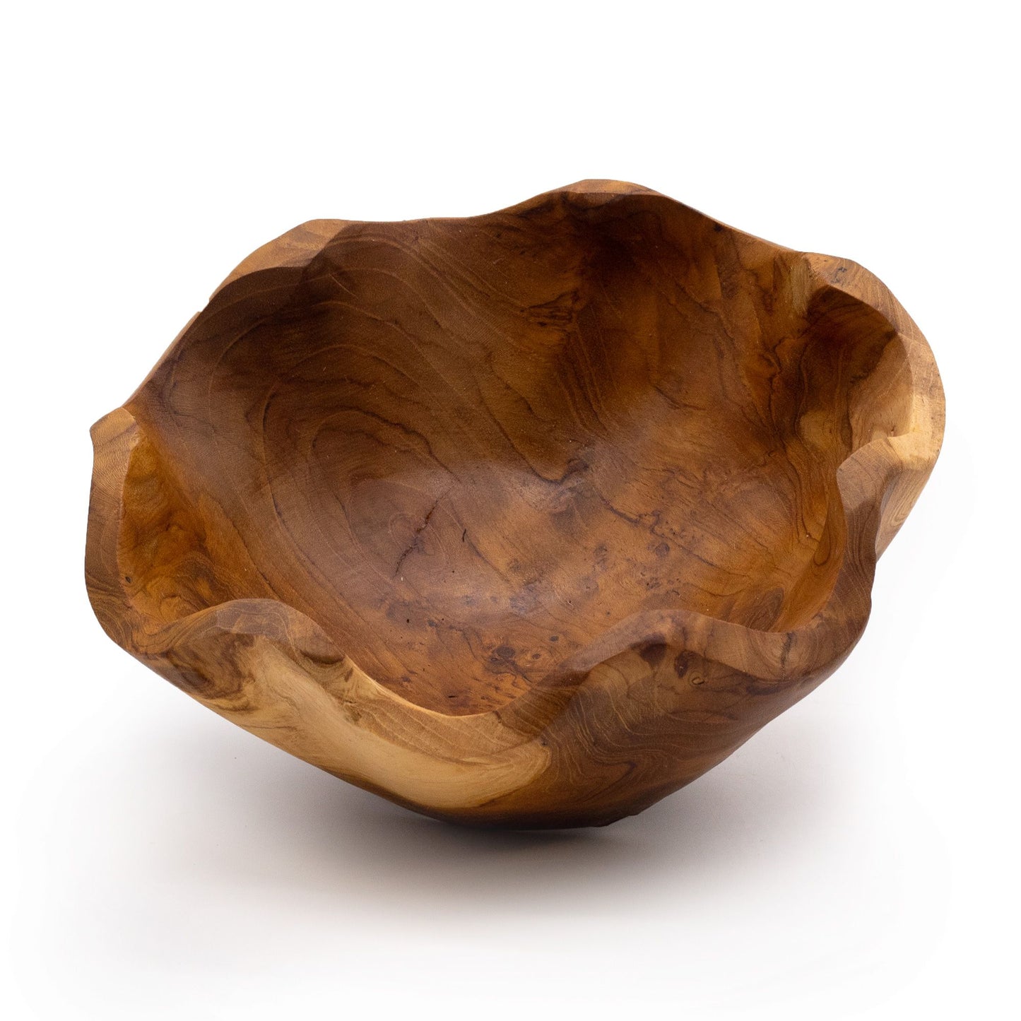 Teakwood Fruit Bowl - 21x9cm