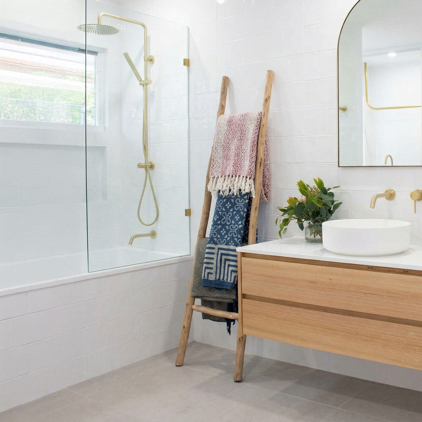 Wood Ladder - 1.5m - Natural