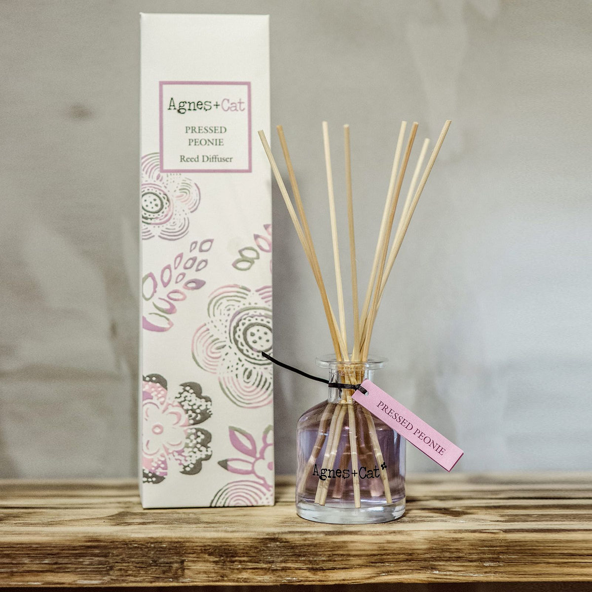 Box of 140ml Reed Diffuser - Pressed Peonie