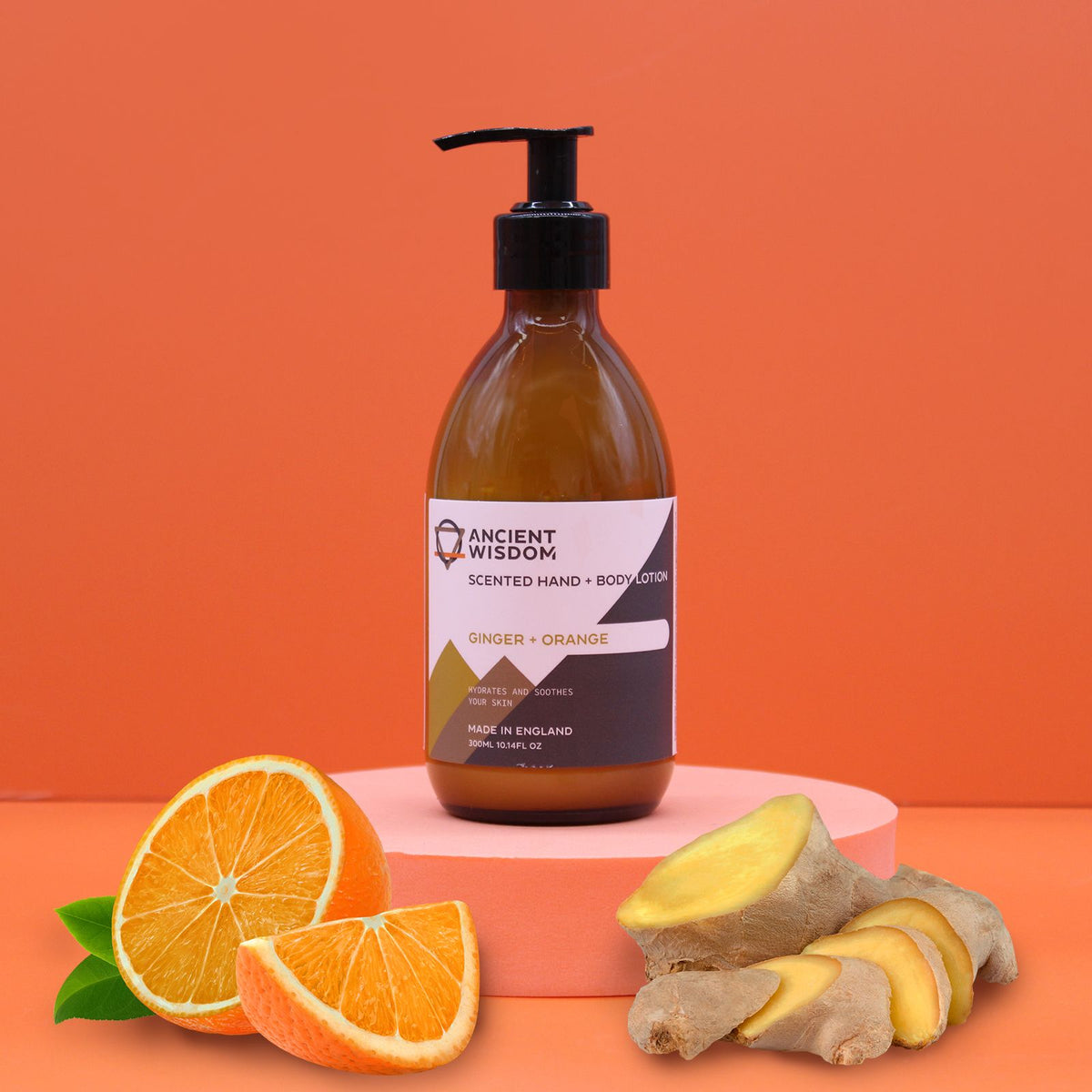 Ginger & Orange Lotion 300ml - White Label