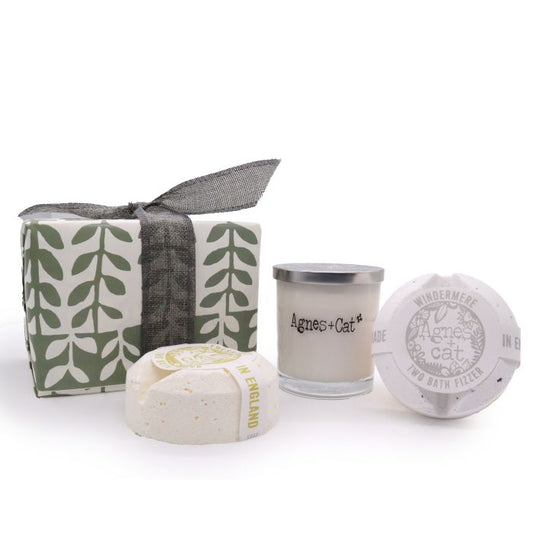 Gift Box - Velvet Moon (Candle) + Windermere & Citrus (Fizz)
