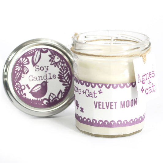 Jam Jar Candle - Velvet Moon